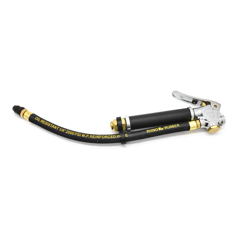 Tire Inflator TF5000 with Straight-in Tapered Chuck T46 Steel Braided Whip