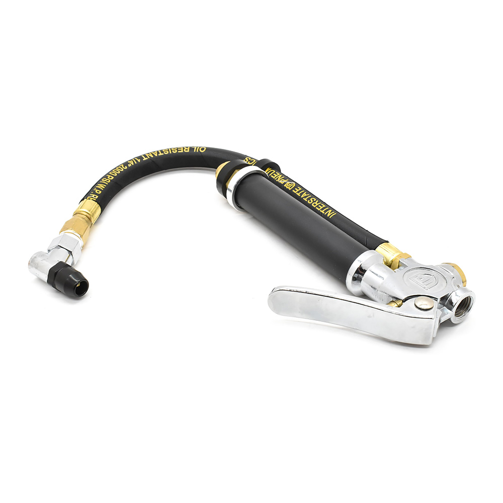 Tire Inflator TF5000 with Angled Tapered Chuck T35 Steel Braided Whip
