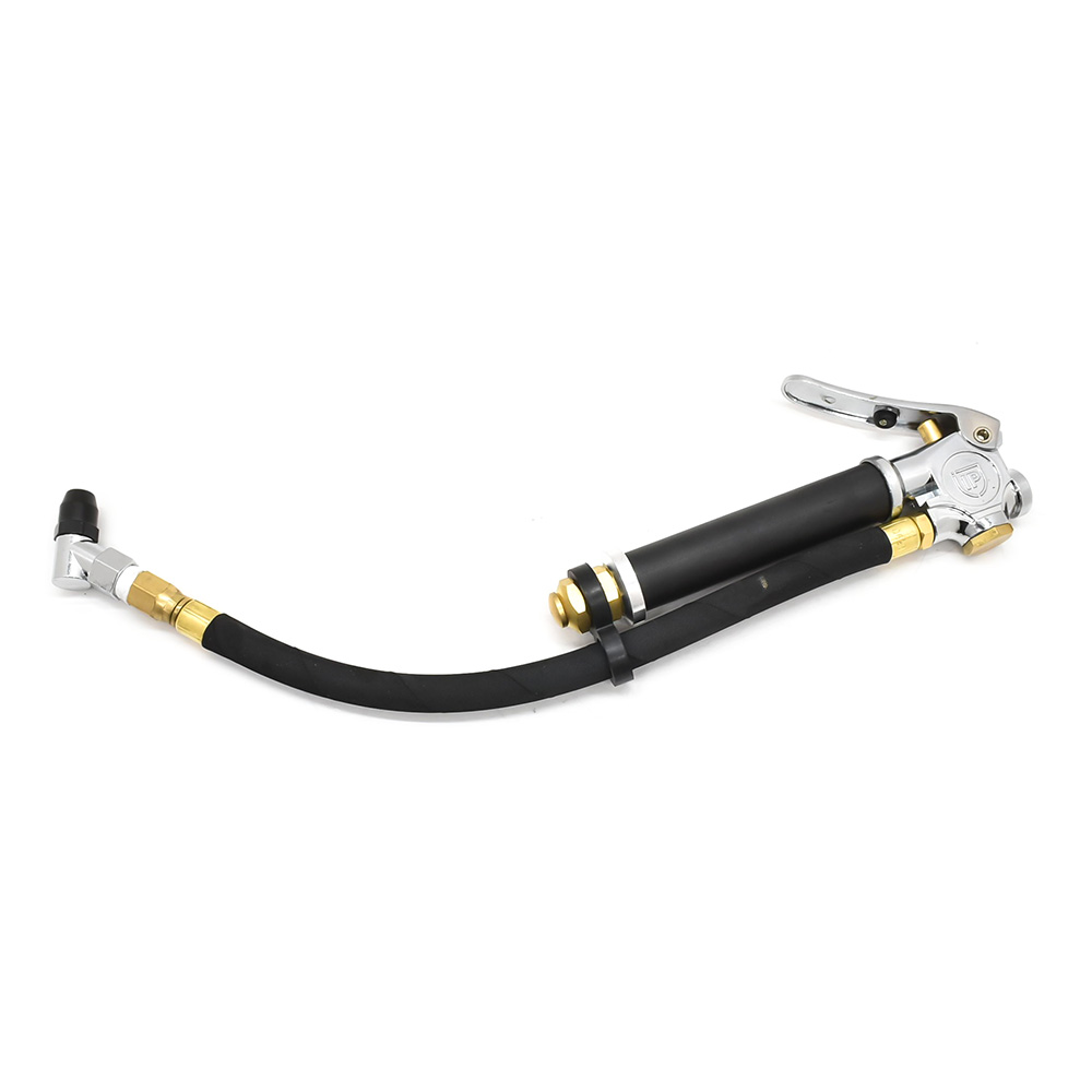 Tire Inflator TF5000 with Angled Tapered Chuck T35 Steel Braided Whip