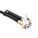 Tire Inflator TF5000 with Angled Tapered Chuck T35 Steel Braided Whip