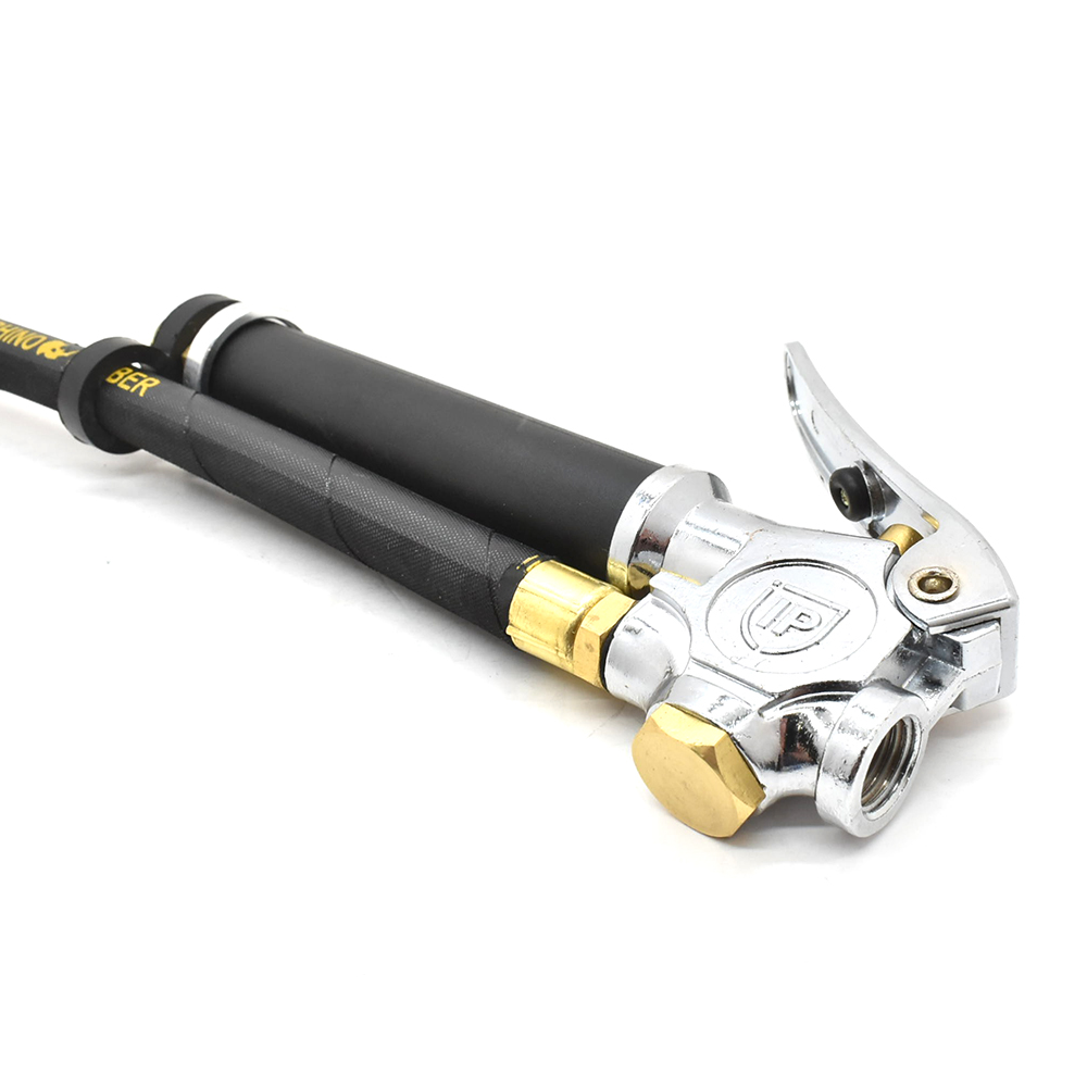 T5000 Inflator with11" Ext Truck Chuck T37L with 12" whipend - Steel Braided