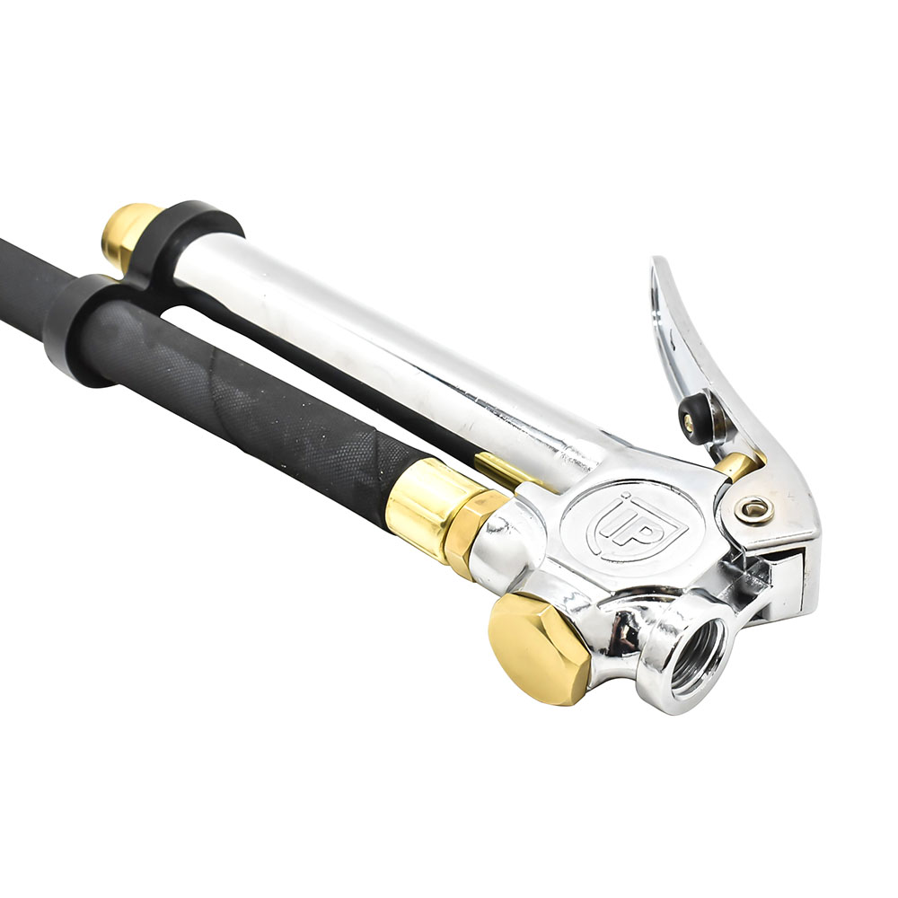 Tire Inflator TF3000 with Angled Tapered Chuck T35 - Steel Braided Whip