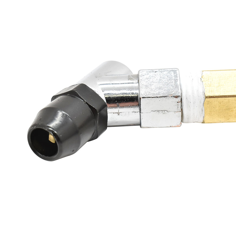 Tire Inflator TF3000 with Angled Tapered Chuck T35 - Steel Braided Whip