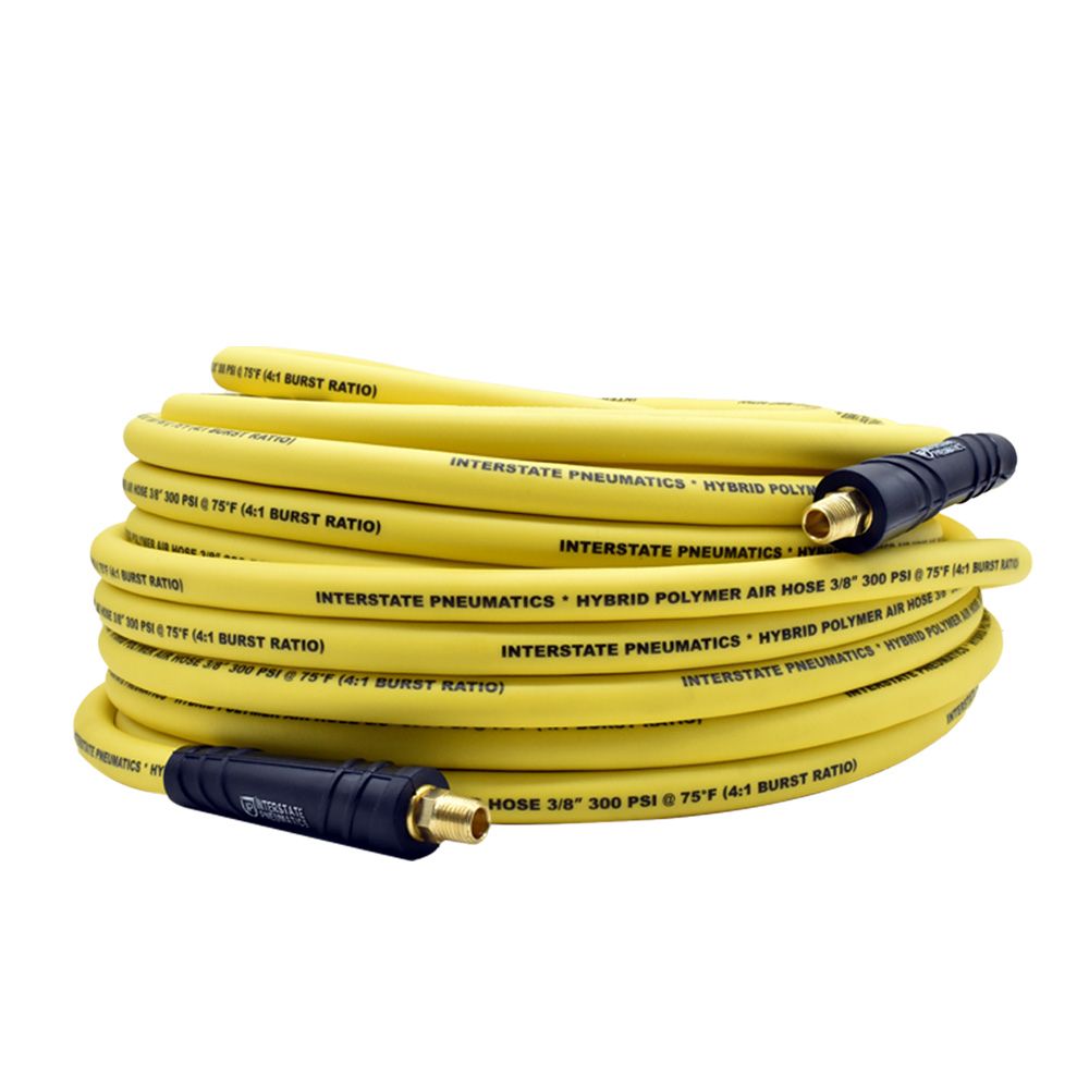 3/8" 50 ft Yellow Hybrid Polymer Hose (1/4" NPT)