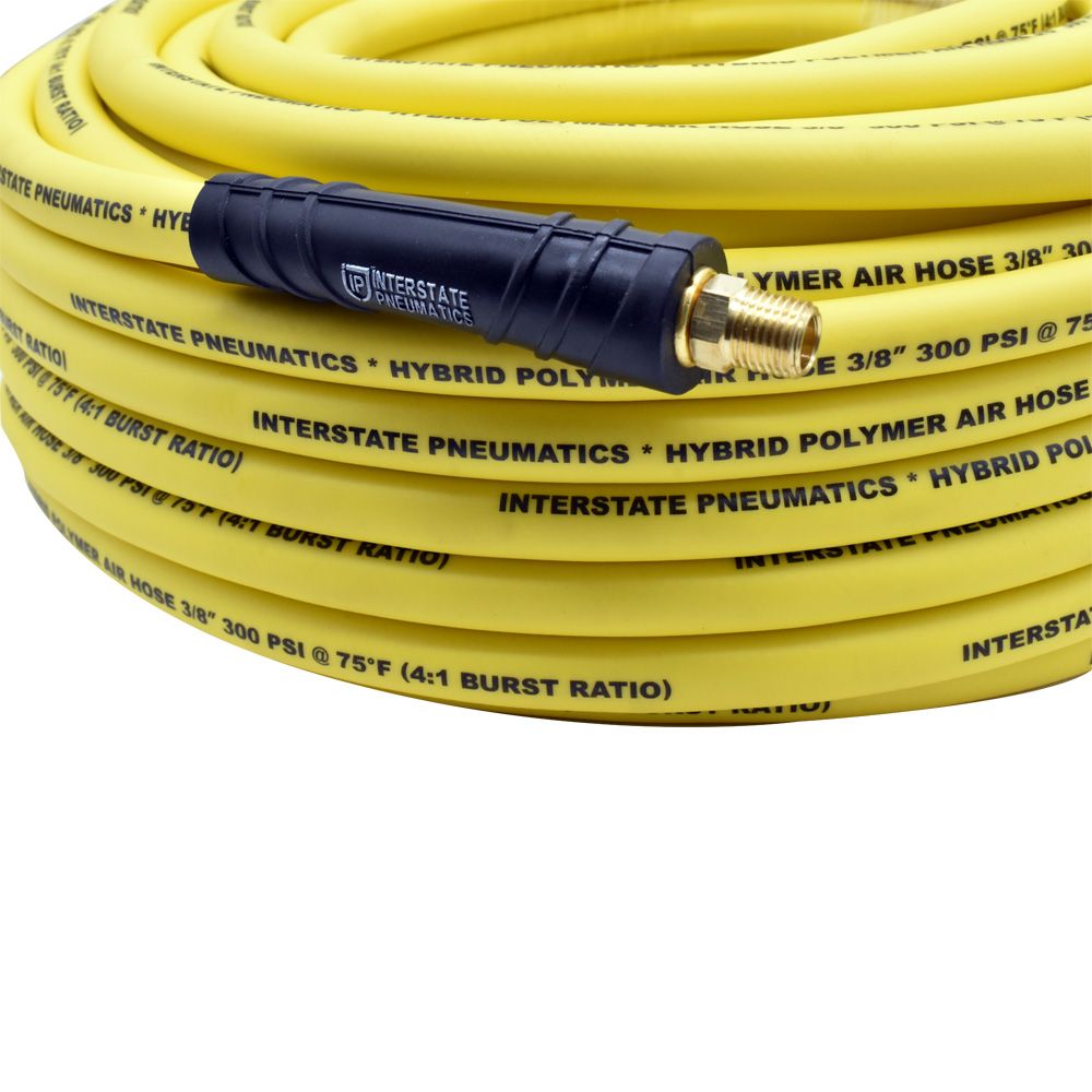 3/8" 100 ft Yellow Hybrid Polymer Hose (1/4" NPT)