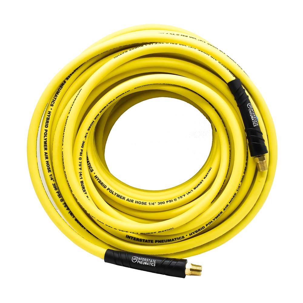 3/8" 100 ft Yellow Hybrid Polymer Hose (1/4" NPT)