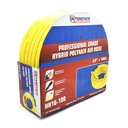 3/8" 100 ft Yellow Hybrid Polymer Hose (1/4" NPT)