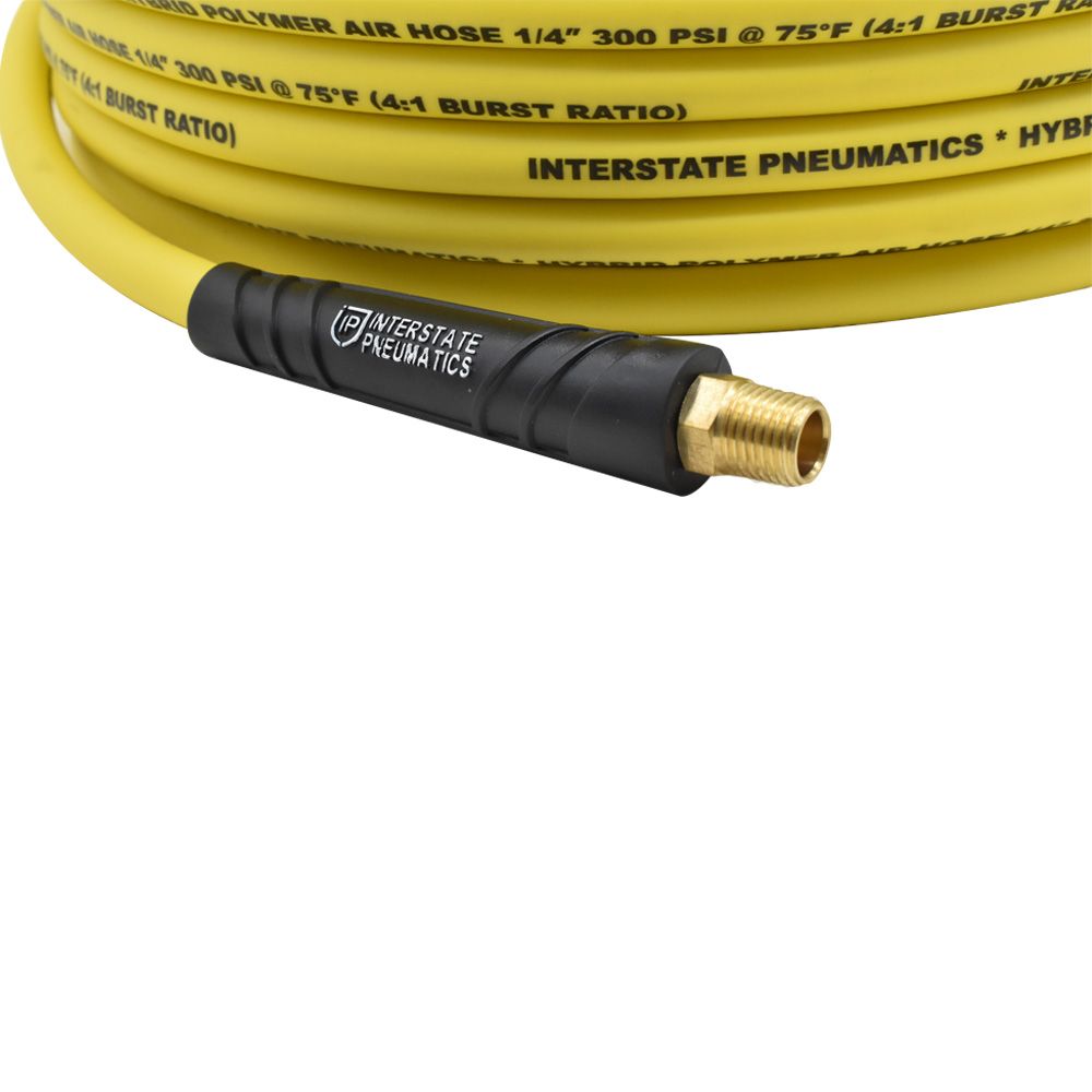 1/4" 25 ft Yellow Hybrid Polymer Hose (1/4" NPT)