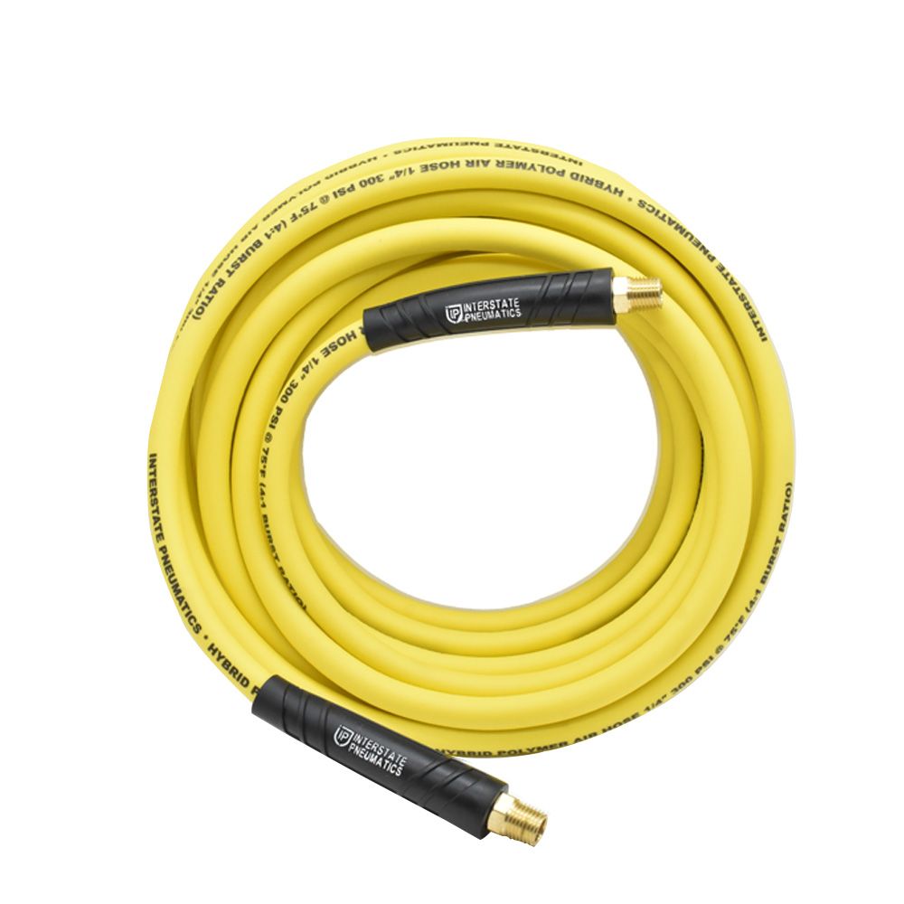 1/4" 25 ft Yellow Hybrid Polymer Hose (1/4" NPT)