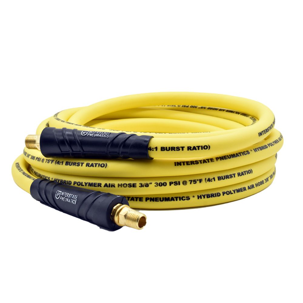 3/8" 25 ft Yellow Hybrid Polymer Hose (1/4" NPT)