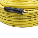 3/8" 25 ft Yellow Hybrid Polymer Hose (1/4" NPT)