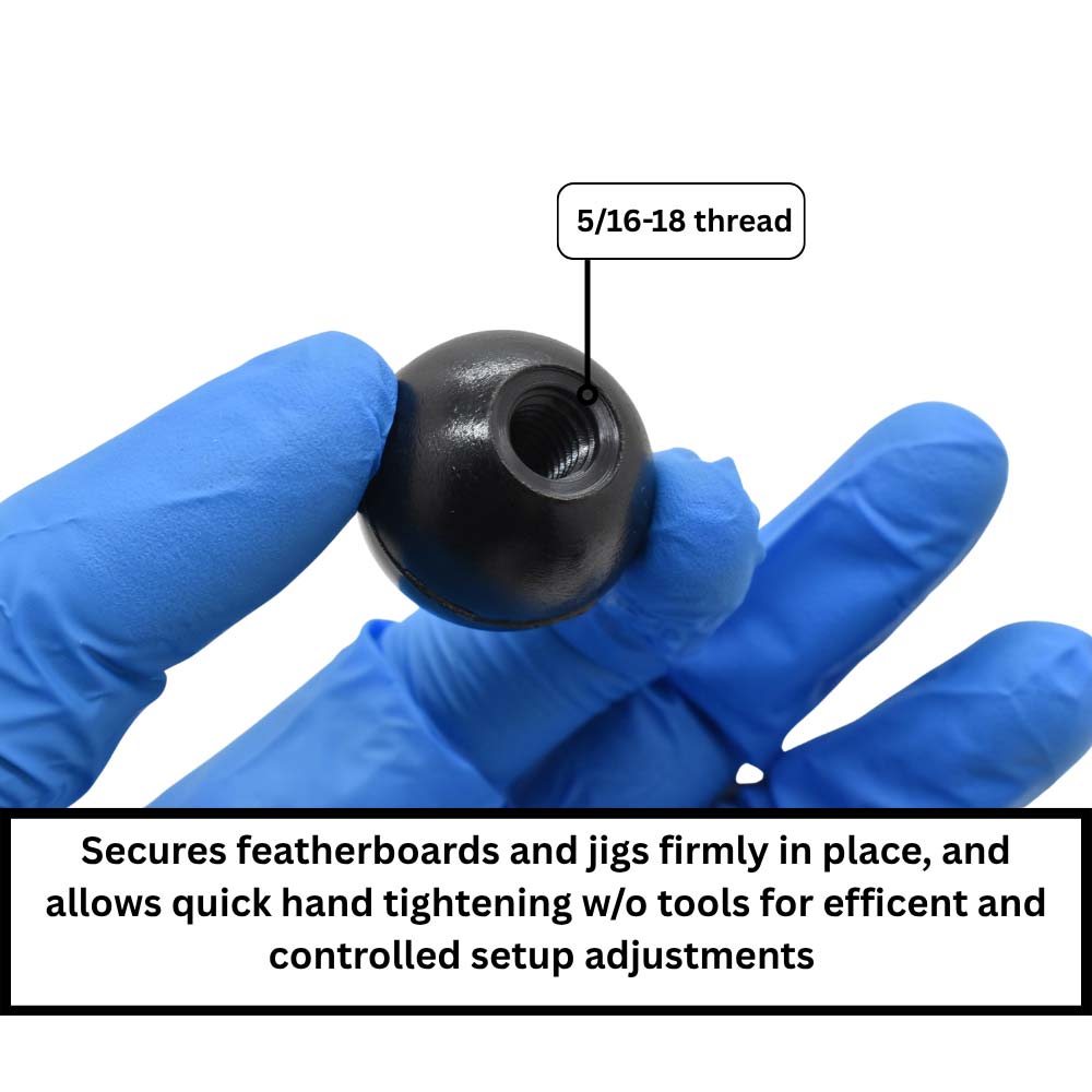 Ball Knob 5/16-18  (5/pk)
