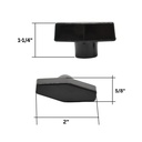 2" T Knob 3/8 -16