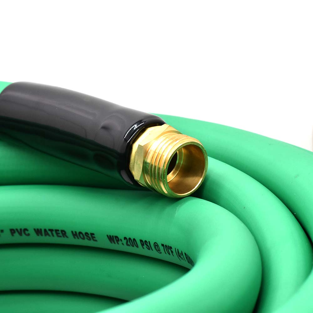 3/4" 75 ft Green PVC Water Hose