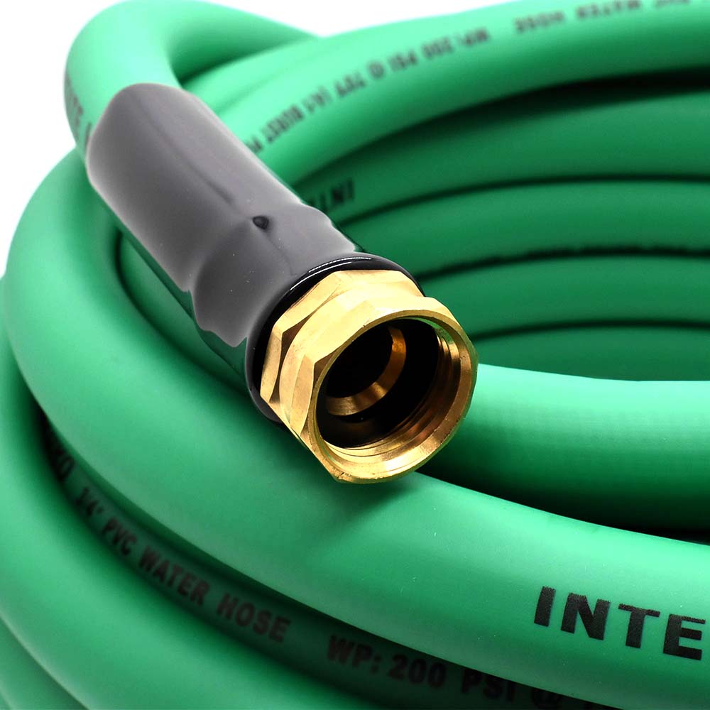 3/4" x 50 ft Green PVC Water Hose 