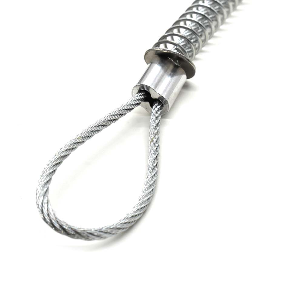 1/8" Steel Double Loop x 20-1/4" Jack Hammer Hose Safety Cable Whip - Single Display Pack