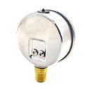 Oil Filled Pressure Gauge 2-1/2", 1/4" NPT Bottom Mount- 6000 PSI (G7022-6000)
