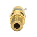 1/4" MPT Brass Safety Valve w/pull Ring- 150 PSI - ASME Certified