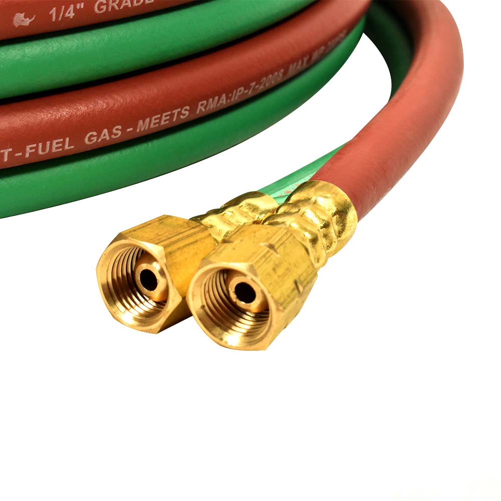 Oxy/Acet,Hose, Grade R, Twin Welding 1/4-Inch by 50-Feet