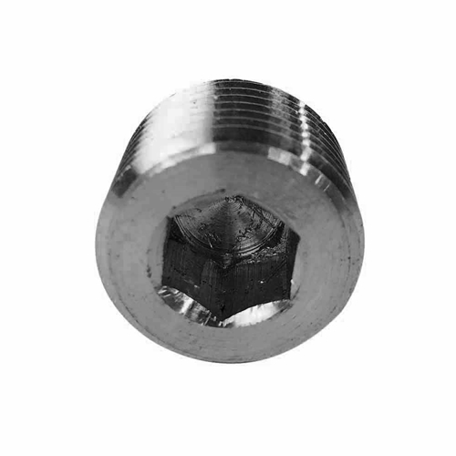 1/2 "MPT Countersink Hex Head Plug - 100 Pack Bulk - W02