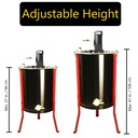 3 Frame Beekeeping 304 Stainless Steel Drum Honey Motorized Extractor With Stand - Electric 110V
