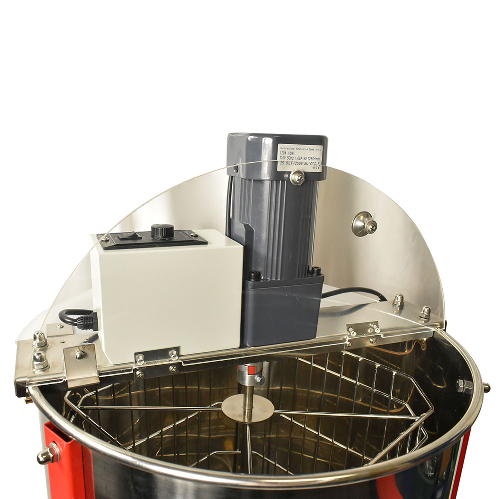 2 Frame Beekeeping 304 Stainless Steel Drum Honey Motorized Extractor With Stand - Electric 110V