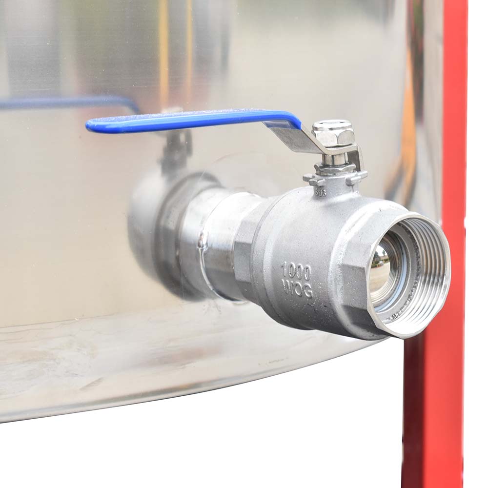 12 Frame Beekeeping 304 Stainless Steel Drum Honey Motorized Extractor With Stand - Electric 110V