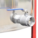 12 Frame Beekeeping 304 Stainless Steel Drum Honey Motorized Extractor With Stand - Electric 110V
