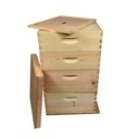 Beekeeping Beehive Kit includes 2 Frame Manual Honey Extractor, Metal Queen Excluder, Frames, Foundations, Brood Box, Super Box, Spacer, Entrance Reducer, Top and Bottom