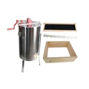 Beekeeping Super Beehive Kit includes 2 Frame Manual Honey Extractor, Super Box, Frames, Foundations & Spacer