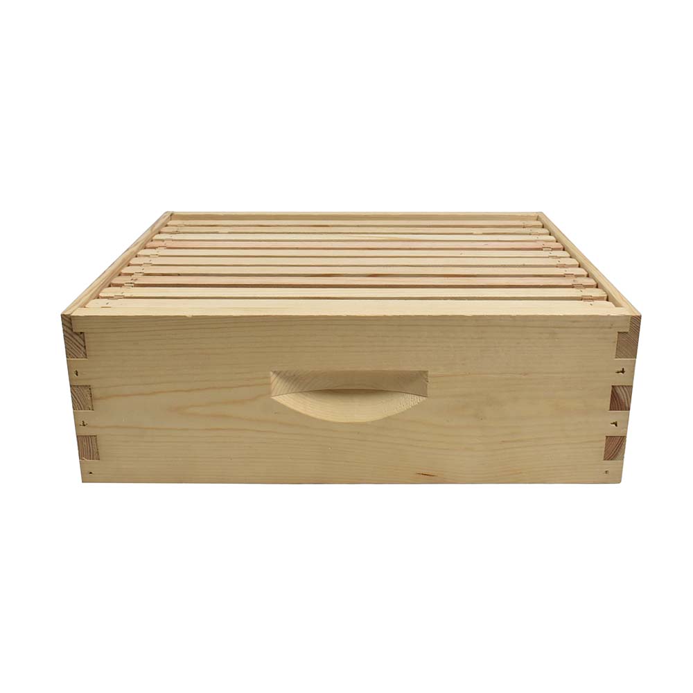 Beekeeping Super Beehive Kit includes 2 Frame Manual Honey Extractor, Super Box, Frames, Foundations & Spacer