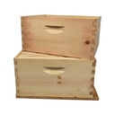  Beekeeping Double Deep Beehive Kit includes 2 Frame Manual Honey Extractor, Frames, Foundations, Spacer, Brood Box, Inner Cover, Top and Bottom 