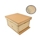 Beekeeping Double Deep Beehive Kit includes 2 Frame Manual Honey Extractor, Frames, Foundations, Spacer, Brood Box, Inner Cover, Top and Bottom 