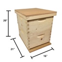 Beekeeping Double Deep Beehive Kit includes 2 Frame Manual Honey Extractor, Frames, Foundations, Spacer, Brood Box, Inner Cover, Top and Bottom 