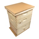  Beekeeping Complete 3 Tier Beehive Kit includes 2 Frame Electric Honey Extractor, Frames, Foundations, 2Brood Box, 1Super Box, Spacer & Entrance Reducer 