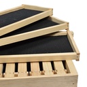 Beekeeping Complete Beehive Kit includes 2 Frame Manual Honey Extractor, Brood Box, Super Box, Frames, Foundations, Inner Cover, Top, Bottom, Uncapping Knife, Spacer, Brush, Frame Remover, Wood Handle Scraper, Decapping Roller, Stainless Steel Lifter / J-Hook Tool & Smoker