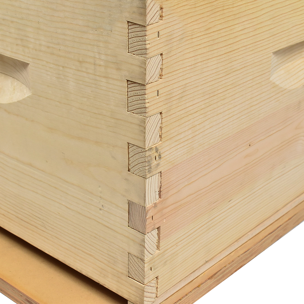  Beekeeping Double Deep Beehive Kit includes 2 Frame Manual Honey Extractor, Frames, Foundations, Spacer, Brood Box & Super Box 
