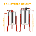 4 Frame Manual Honey Extractor - 304 Stainless Steel