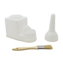 Glue container w/brush