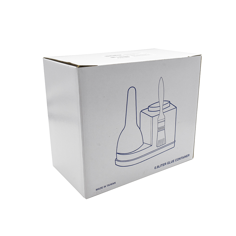 Glue container w/brush