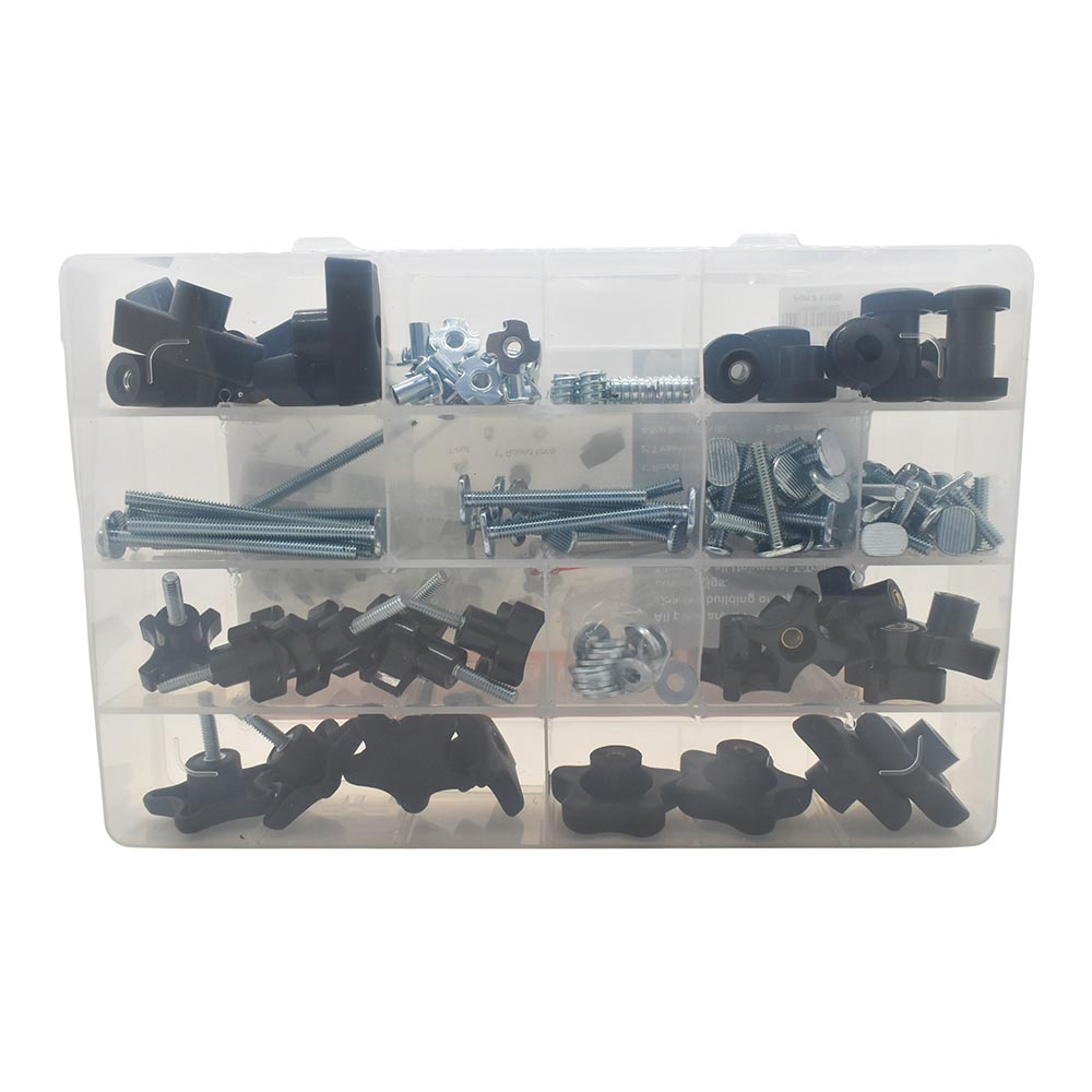 149 Piece Jig & T-Track Hardware Kit Size: 1/4"-20 TPI