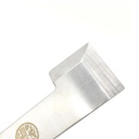10" Stainless Steel Standard Beehive Frame Lifter and Scraper J Hook Tool - Red Handle