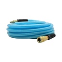 3/8" 100 ft light blue PU hose Kit with 1/4" Steel coupler and plug - W02