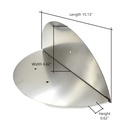 Beekeeping Honey Extractor Lid for Manual Extractor (Pair)  - Stainless Steel