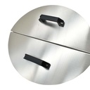 Beekeeping Honey Extractor Lid for Manual Extractor (Pair)  - Stainless Steel