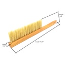 Beekeeping Beehive Cleaning Brush, 16" Longe x 9" Wide 2-1/2" Bristle Height