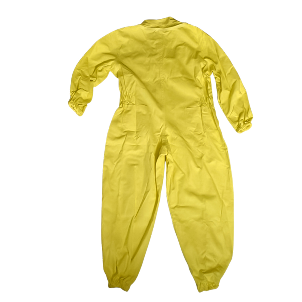 Kids Honey Bee Full Suit, Yellow Cotton, Space Hat - 130