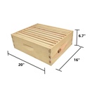  Beekeeping Beehive Super Kit includes Frames, Foundations, Metal Queen Excluder and Spacer (GLHSBOX) 