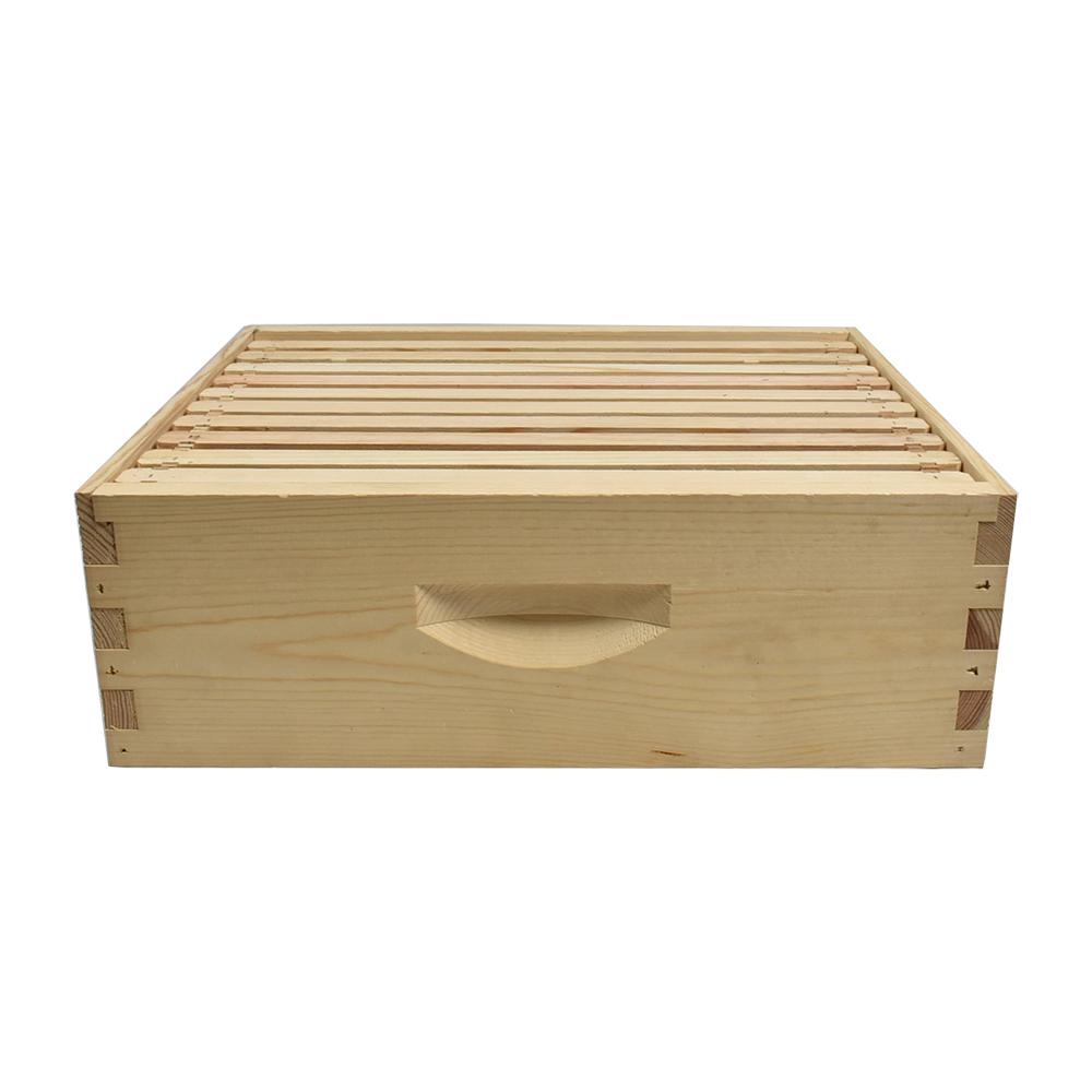 Beekeeping Beehive  Super Kit includes Frames, Foundations, Plastic Queen Excluder and  Spacer