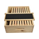 Beekeeping Beehive  Super Kit includes Frames, Foundations, Plastic Queen Excluder and  Spacer